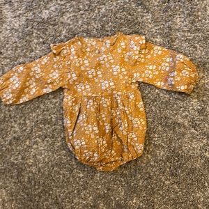 12 month girls flower bubble